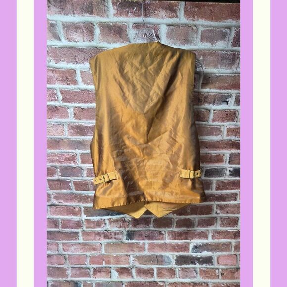 Territory Ahead Suede Vest L | Brown Leather Button Down Western Heritage - Picture 2 of 7